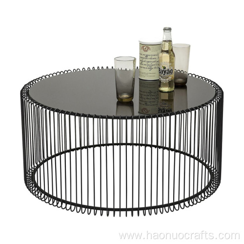 Iron designer furniture simple personality coffee table
